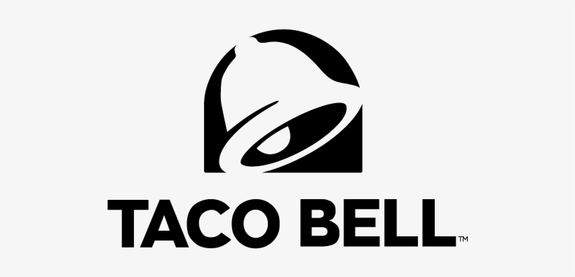 Taco Bell Logo White, transparent png #2061041