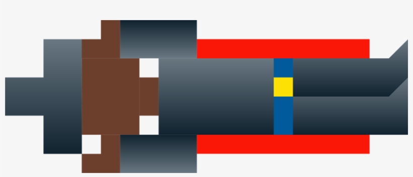 Pixel Art Minecraft Computer Icons Diagram Art Museum - Pixel Art Guns Big, transparent png #2061502