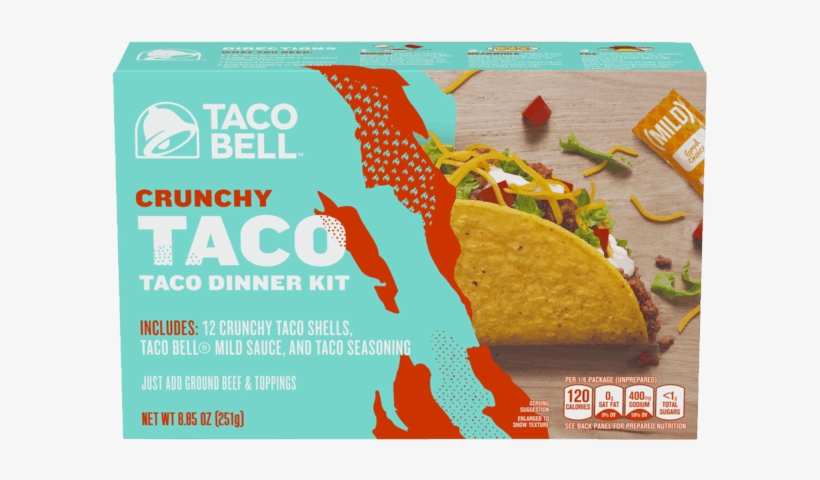 Taco Bell Crunchy Taco Dinner Kit, transparent png #2061802
