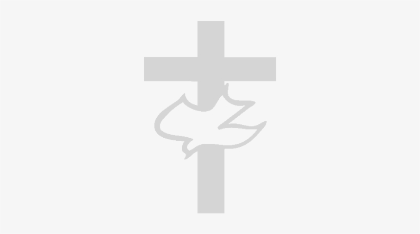 Cross And Dove - Dove And Cross Sticker 3158, transparent png #2063408