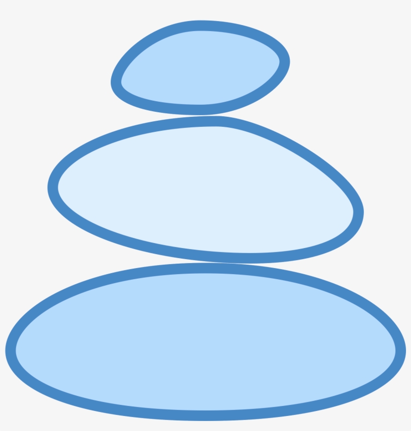 There Are Three Ovals Stacked High - Icon, transparent png #2063690