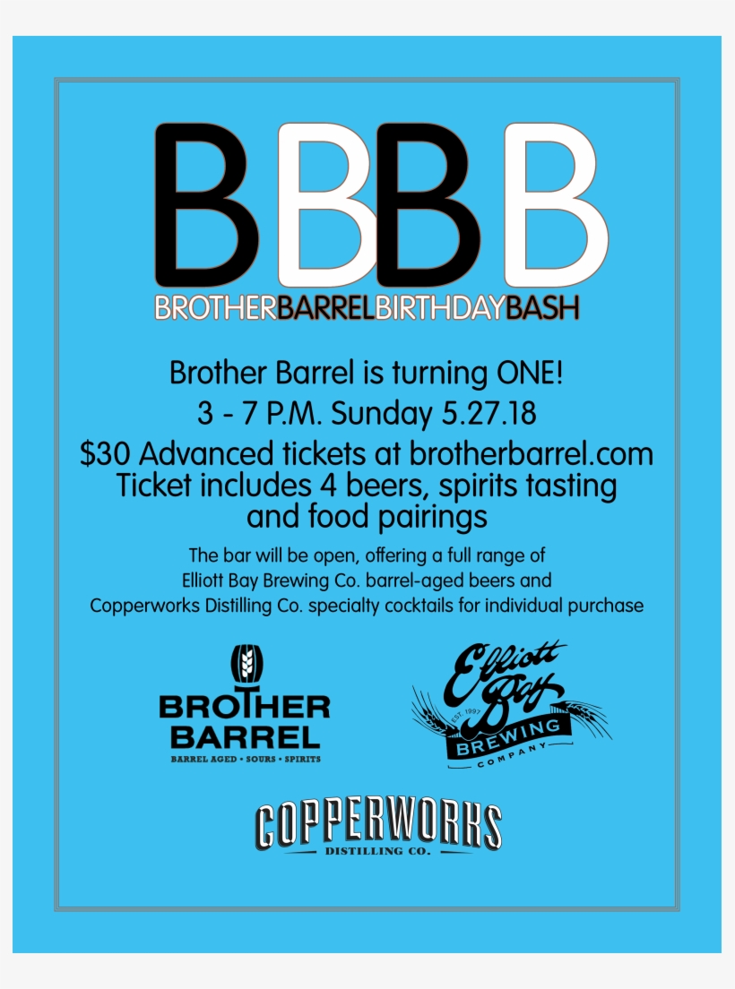 Brother Barrel Birthday Bash - Brother Barrel, transparent png #2063829