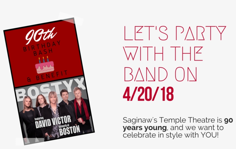 90th Birthday Bash & Benefit - Flyer, transparent png #2063903