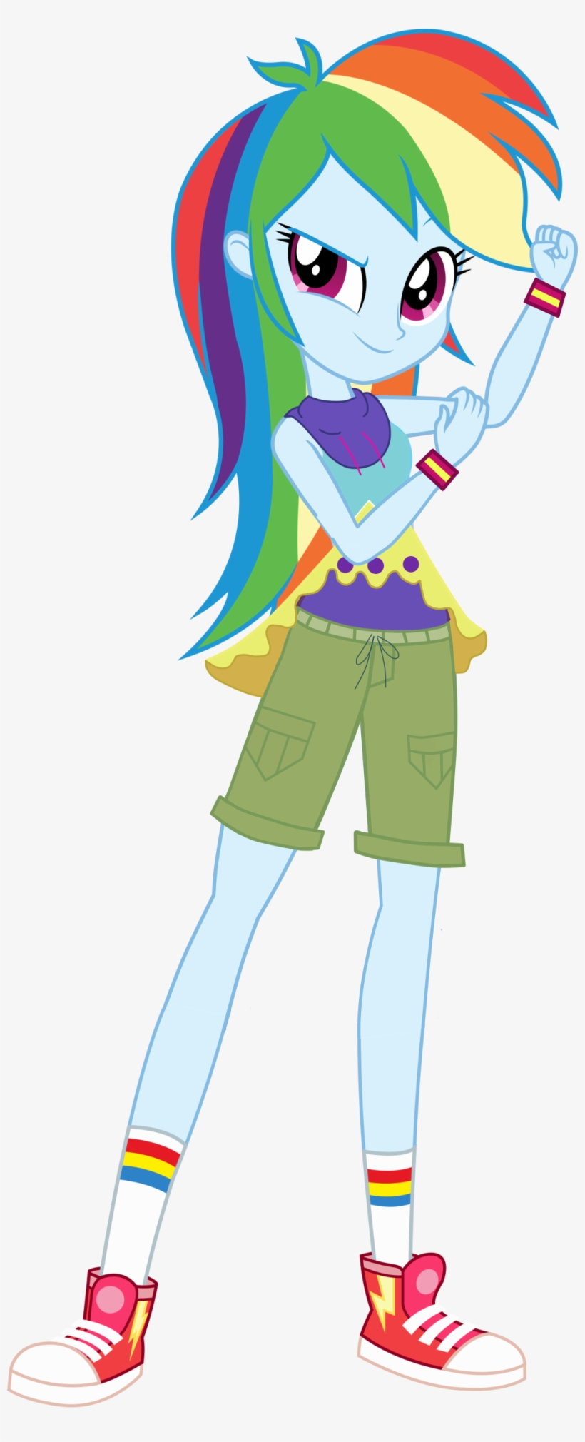 Uploaded - Mlp Eg Rainbow Dash Legend Of Everfree, transparent png #2063905