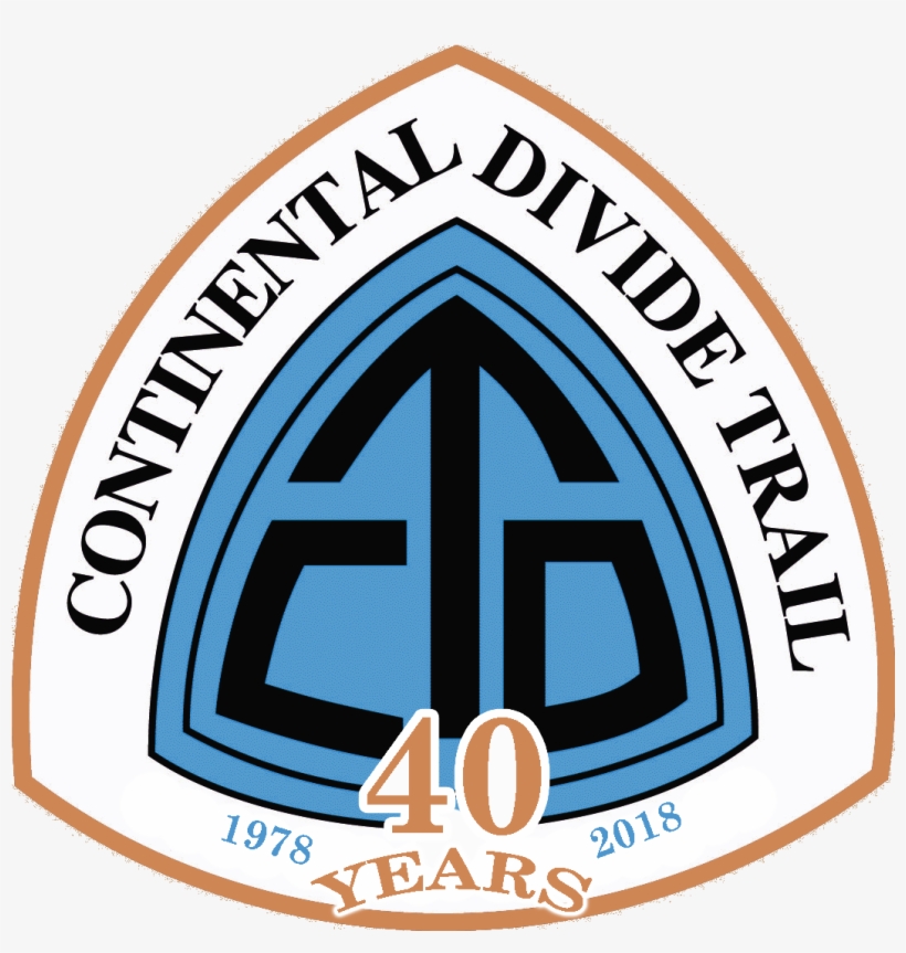Time To Celebrate This Cdt Is 40 Years Old, And We're - Continental Divide Trail Logo, transparent png #2063926