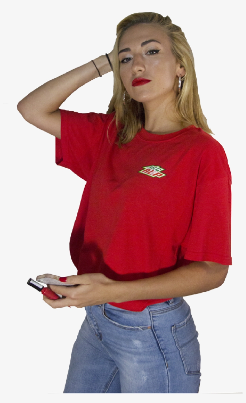 Alp Fb Mlg Roja Es Una Camiseta De Color Rojo, 100% - T-shirt, transparent png #2064083