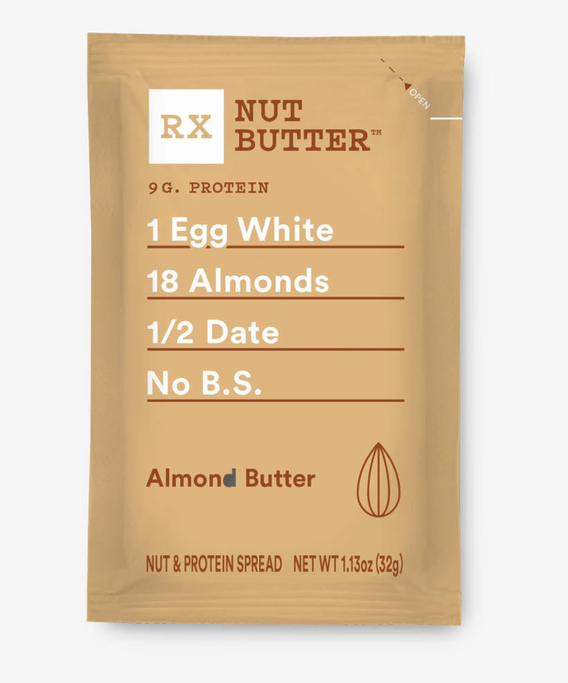 Rx Nut Butter Almond Butter - Rxbar - Protein Bar Coffee Chocolate - 12 Bars, transparent png #2065019