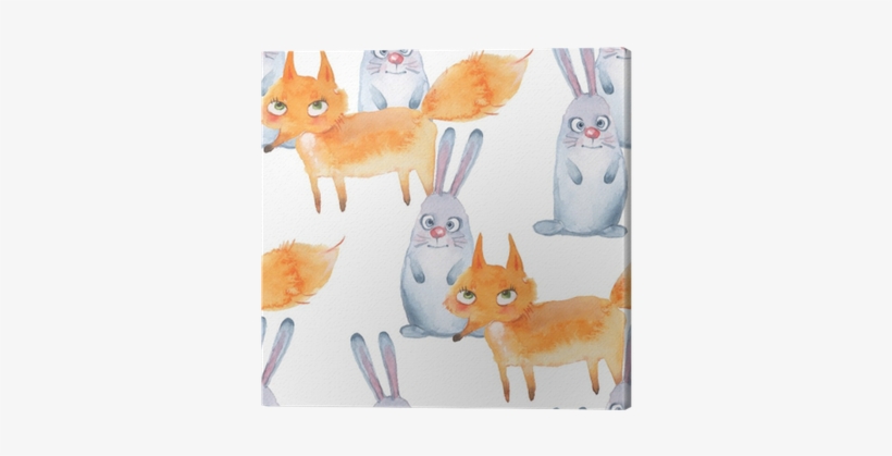 Pattern With Forest Animals - Illustration, transparent png #2065294