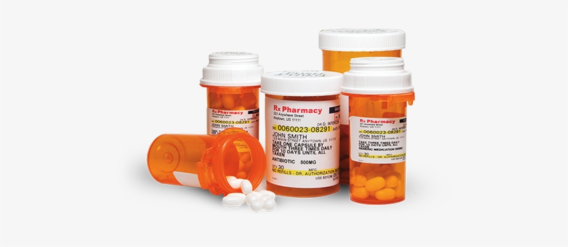 Prepackaged Medication Pack Pillbottlesmediumpng - Opiate Prescription Drugs, transparent png #2065356