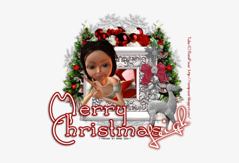 Merry Christmas - Ptu - Red And White Carnations, transparent png #2065411