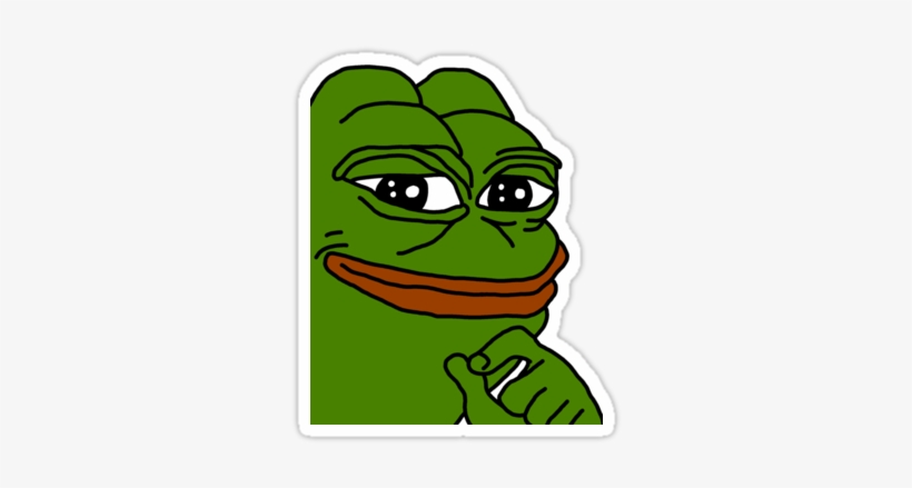 Frog Stickers Pinterest Frogs - Smug Pepe Transparent Png, transparent png #2065518