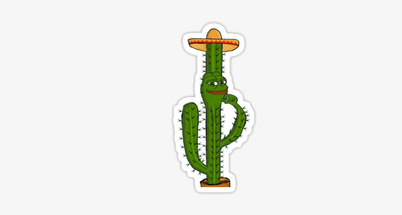 Pepe The Smug Frog Mexican Cactus - Pepe The Frog Cactus, transparent png #2065611