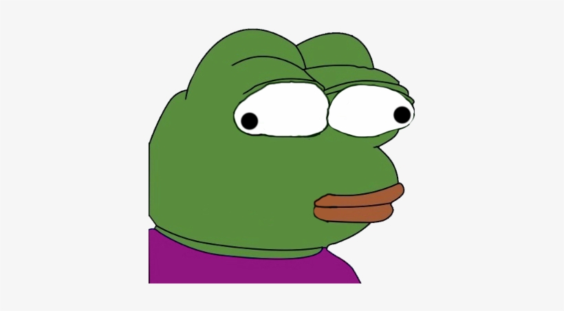 View Samegoogleiqdbsaucenao 3453543535345 , - Sad Frog Square Sticker 3" X 3", transparent png #2065841