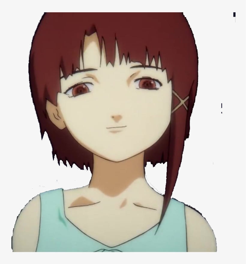 Smuglain Discord Emoji - Lain Smug, transparent png #2065942