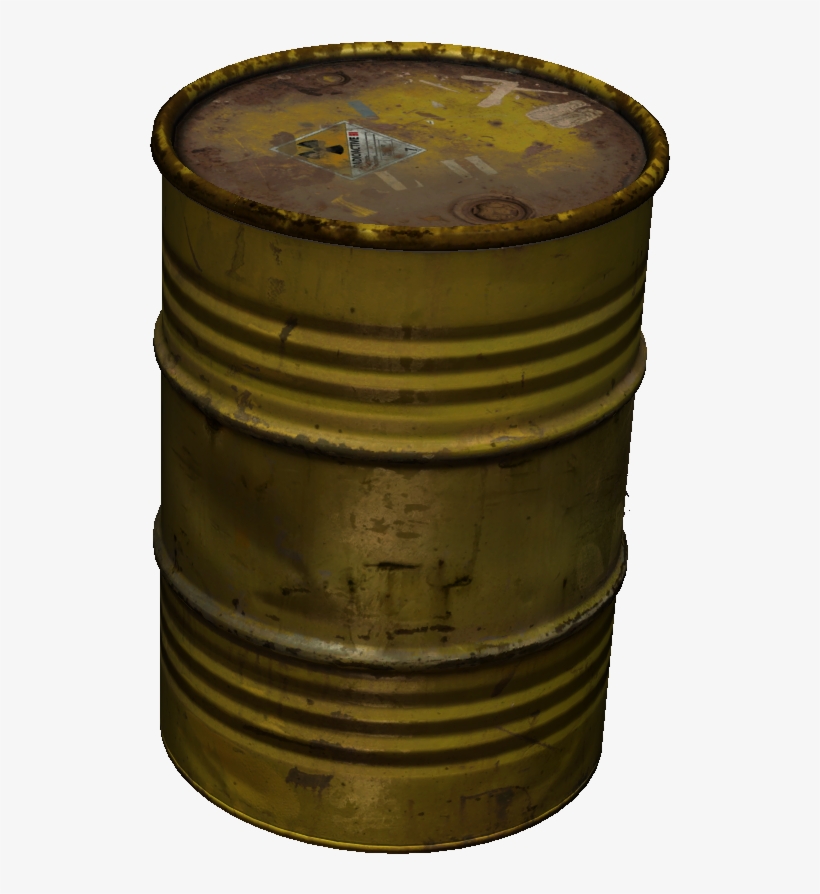 Yellow Oil Barrel - Oil Drum Png, transparent png #2066131
