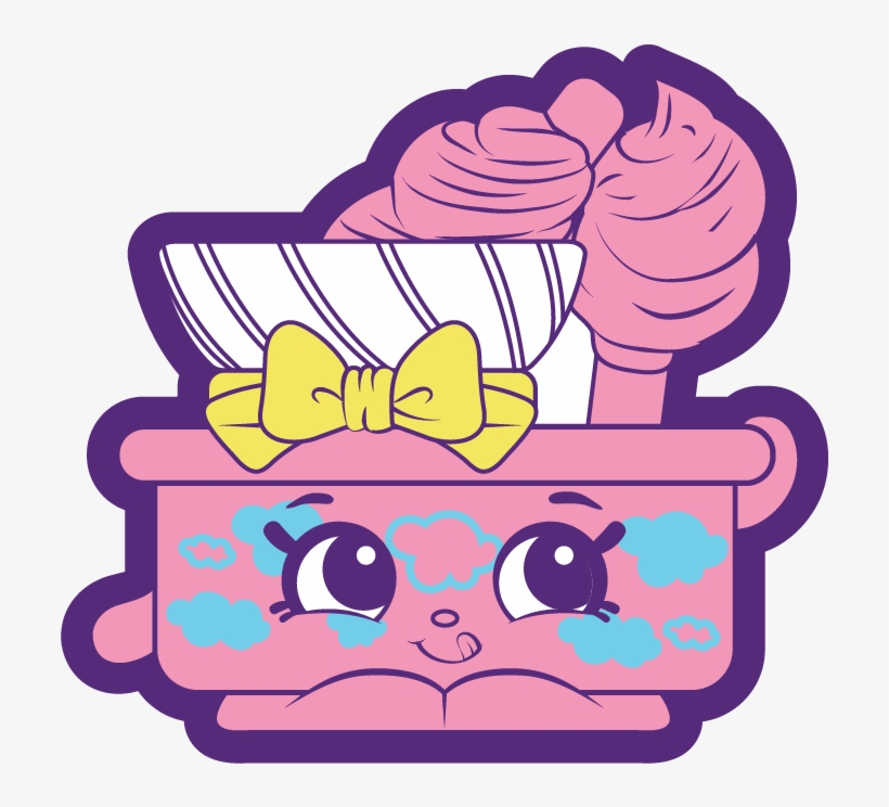 Shopkins Season 9 Flockedn Fluffy Swirly Shirley 9 - Shopkins Swirly Shirley, transparent png #2066181