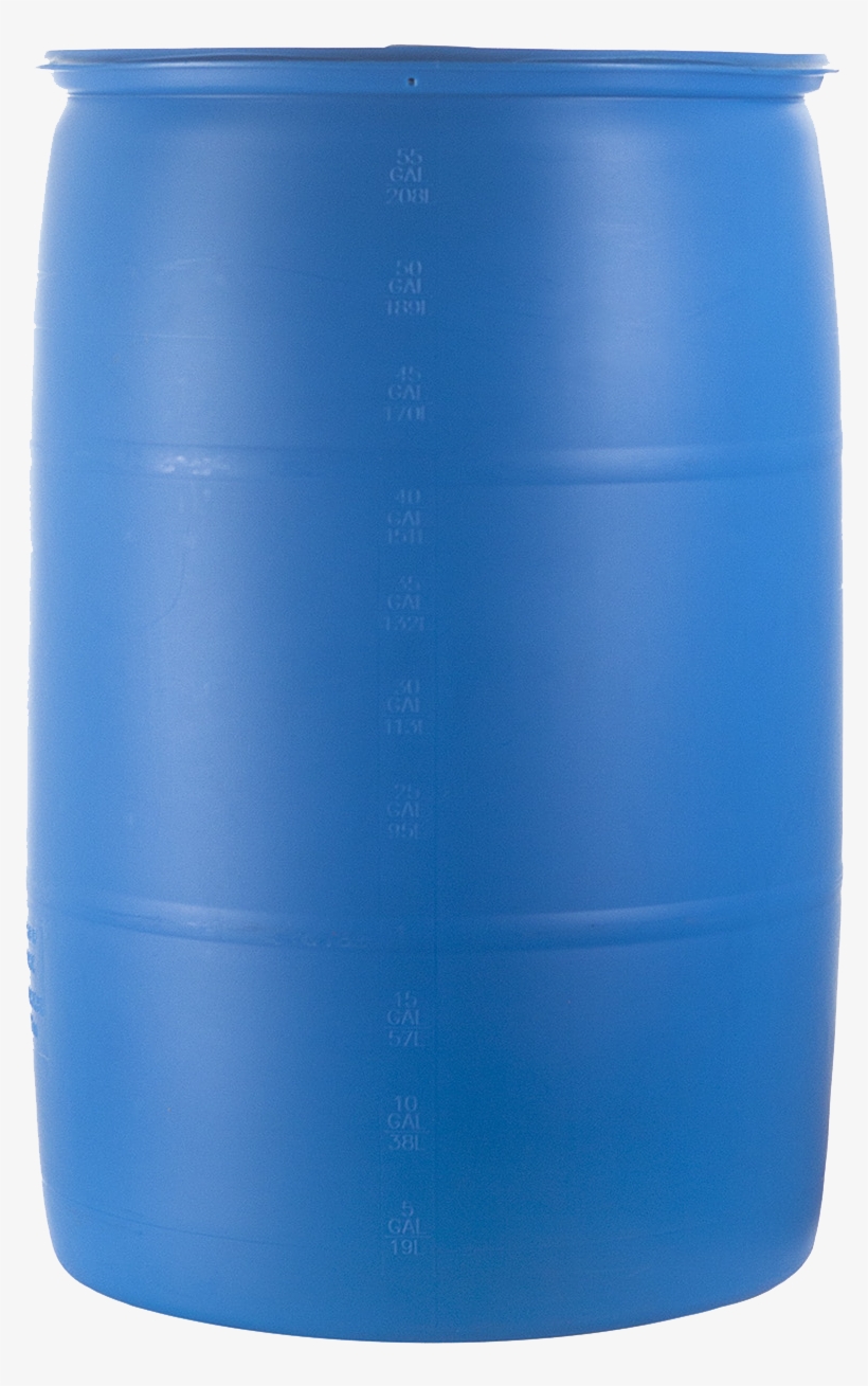 Water Barrel 55 Gallon Drum - Gallon Barrel, transparent png #2066252