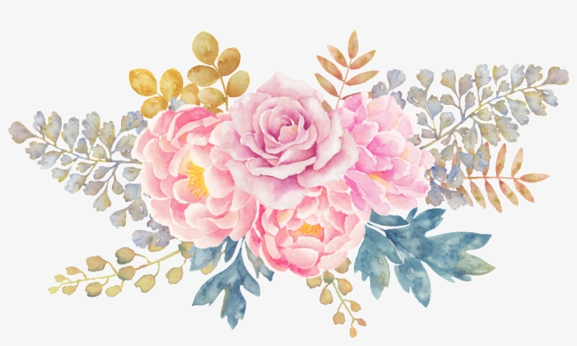 Gold And Precious Flower Transparent Decorative - Rumcent Thank You Notes(stationery, Note Cards),set, transparent png #2067189