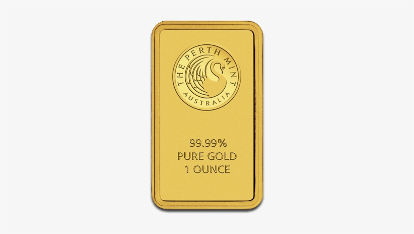 1oz Gold Bar Perth Mint - Perth Mint Gold Bars, transparent png #2067532