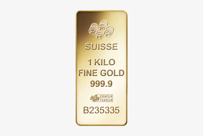 Pamp Fortuna 1 Kilogram Gold Bar - Swiss Gold Bar 1 Kg, transparent png #2067626