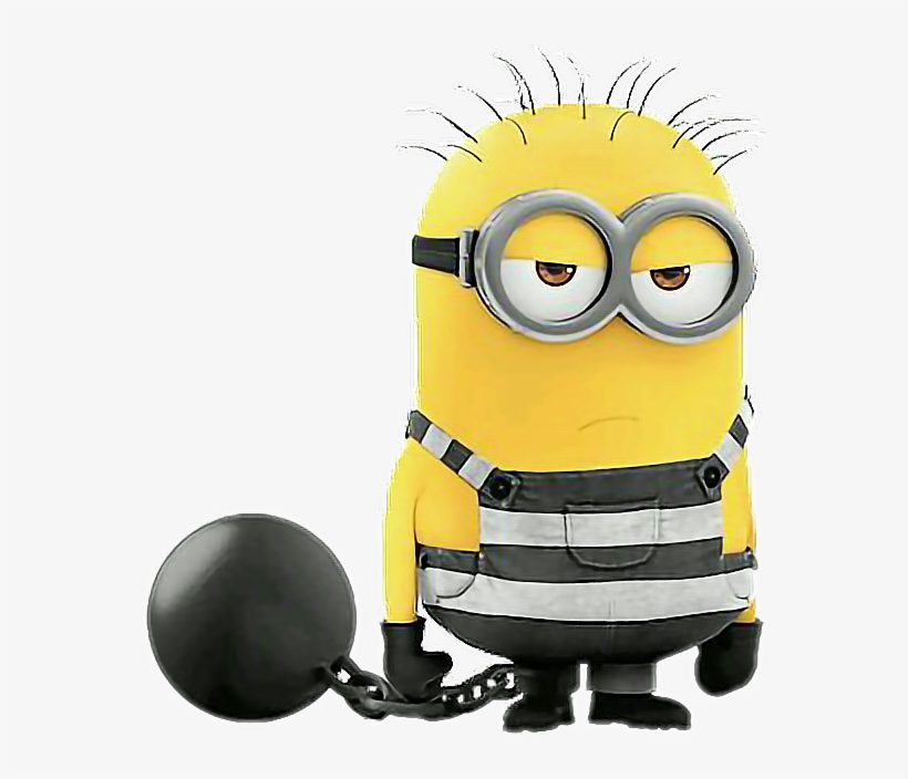 Png Royalty Free Minions Jail Angekettet Sticker By - Despicable Me 3 Artist Pad, transparent png #2067748
