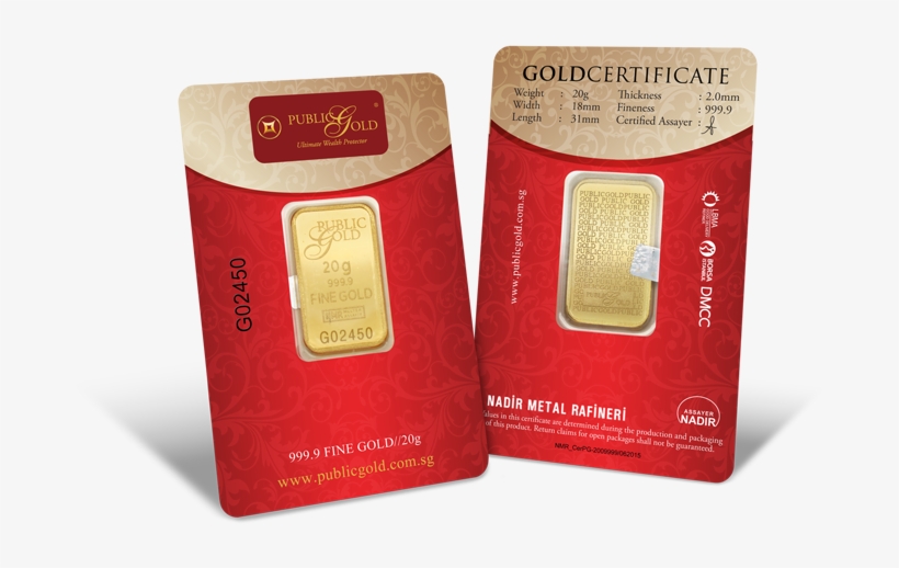 20g Gold Bar - London Bullion Market, transparent png #2067877