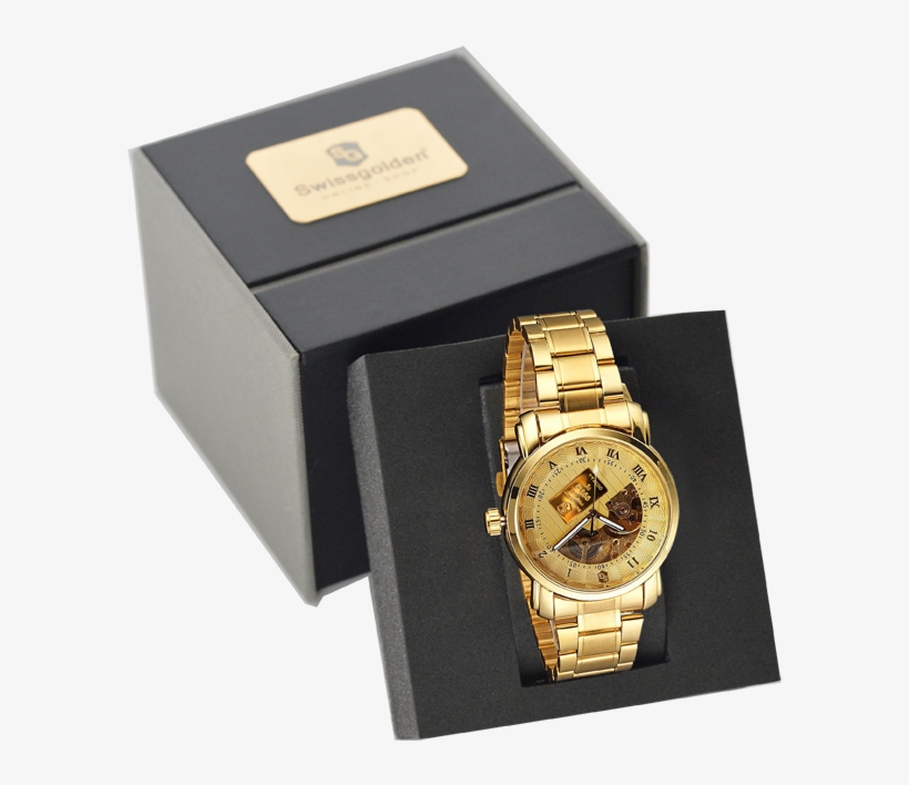 Swissgolden Gold Bar Premium Watches Women - Watch, transparent png #2067914