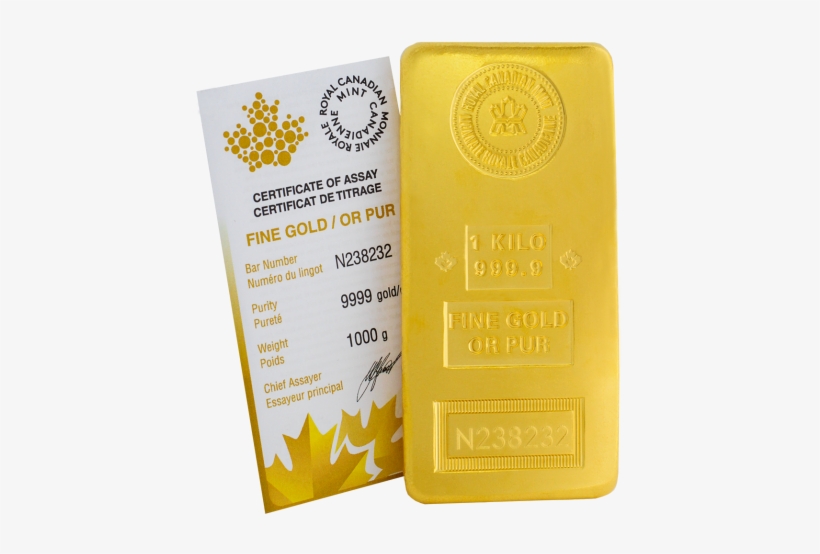 1 Kilo Gold Bar - 2016 Canada Sculptural Art Of Parliament - Grotesque, transparent png #2067963