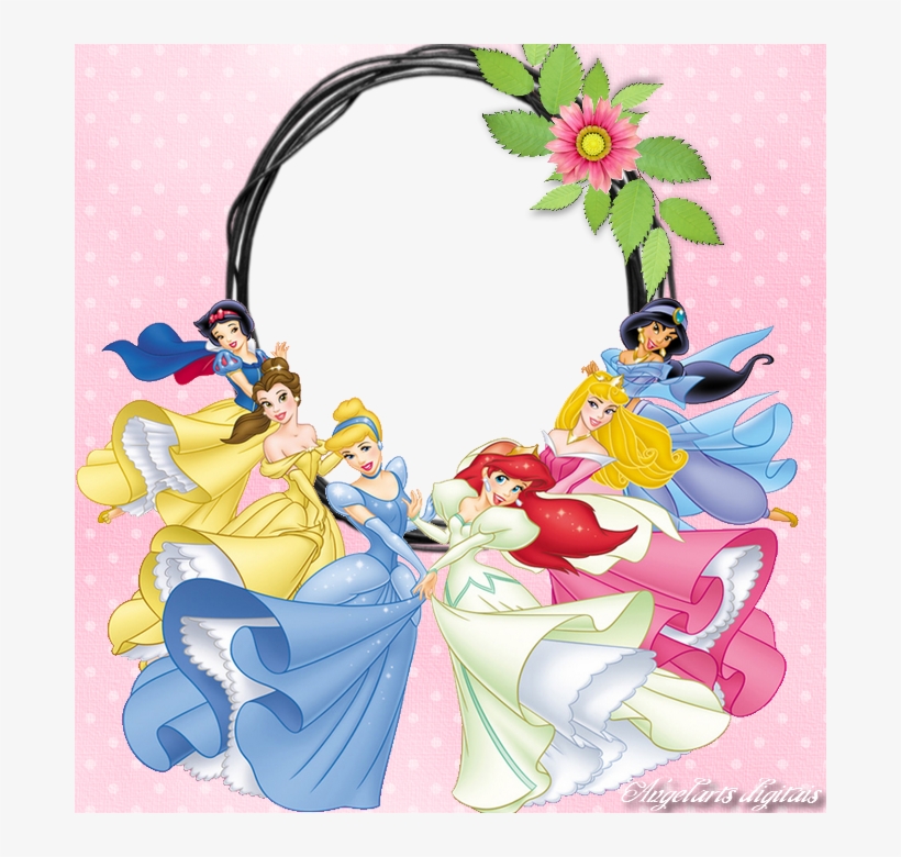 Disney Digital Frames Borders - Disney Princess Png Frame, transparent png #2068121