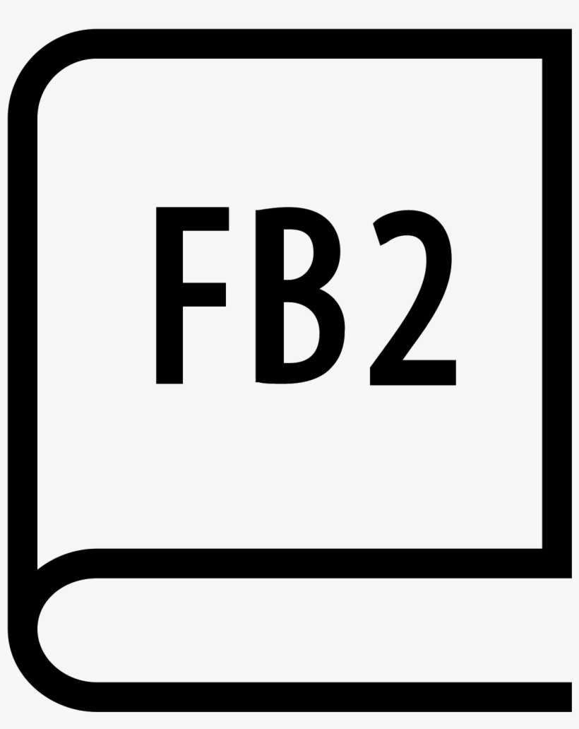 Fb2 Icon - Epub Icon, transparent png #2068285