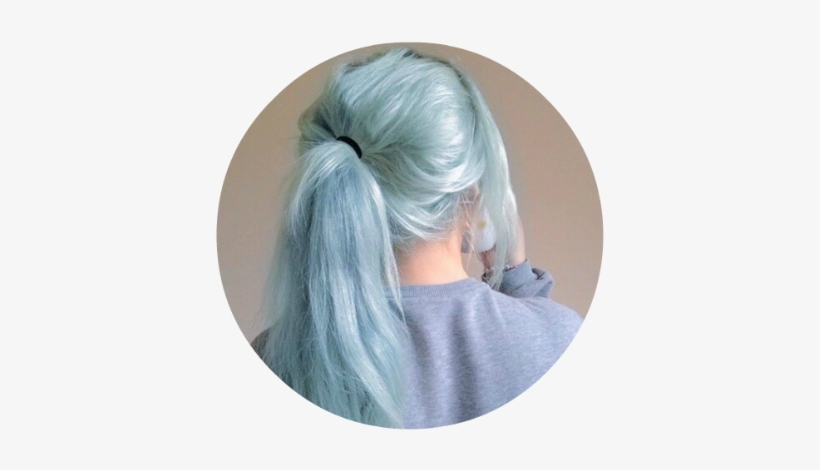 Ice Blue Silver Hair, transparent png #2068874