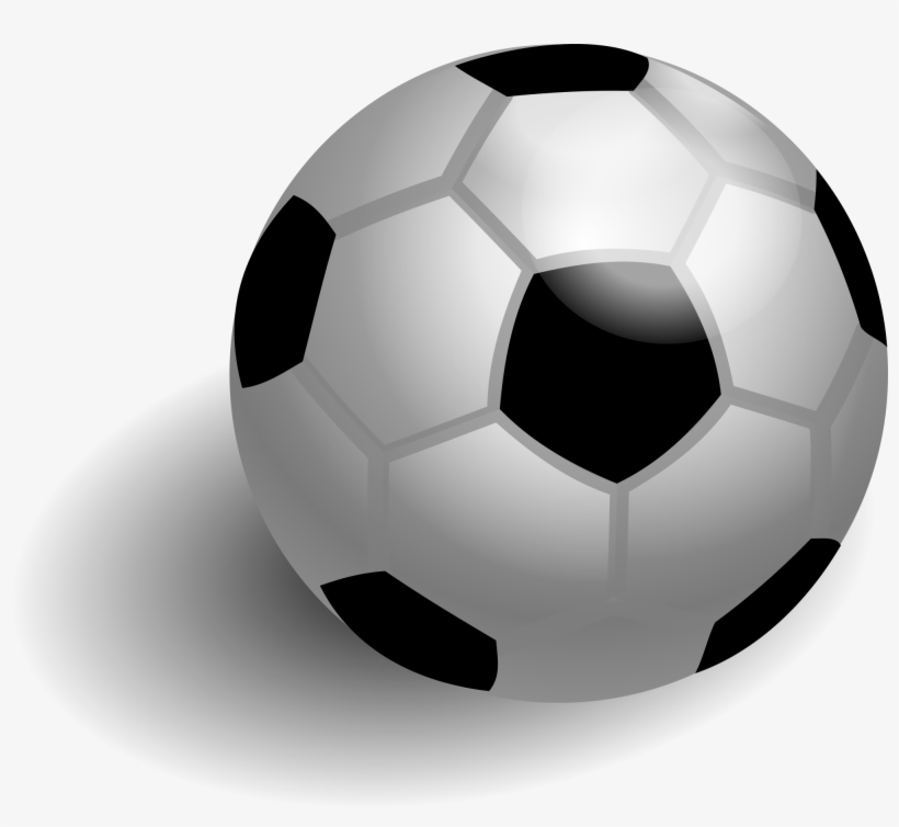 Soccer Ball Clipart Transparent - Balon De Futbol Con Sombra, transparent png #2068912