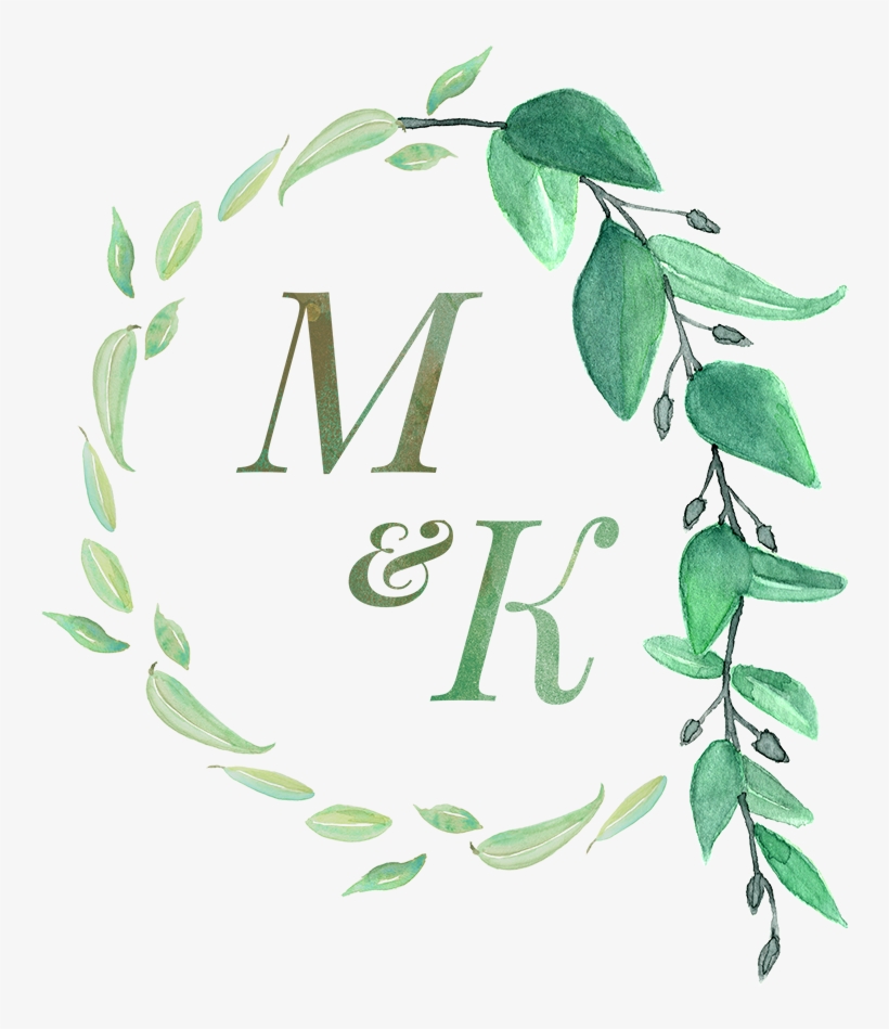 Weeding-monogram 2048x - Grün Verlässt Hochzeits-einladung Karte, transparent png #2069823