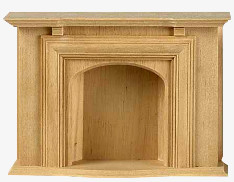 This 1 Inch Scale, Unfinished, Wooden, Jamestown Fireplace - Dollhouse Miniature Jamestown Fireplace, transparent png #2070124