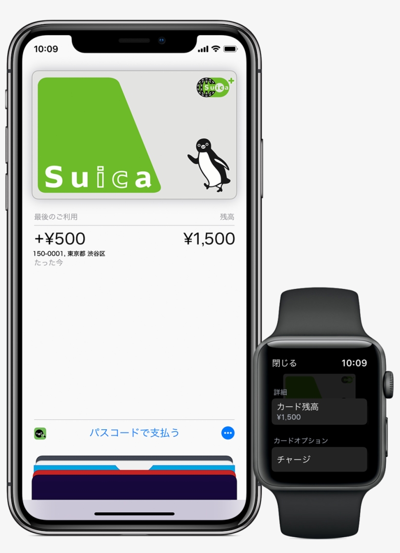 Suica Current Balance On Iphone And Apple Watch - Apple Pay, transparent png #2071403
