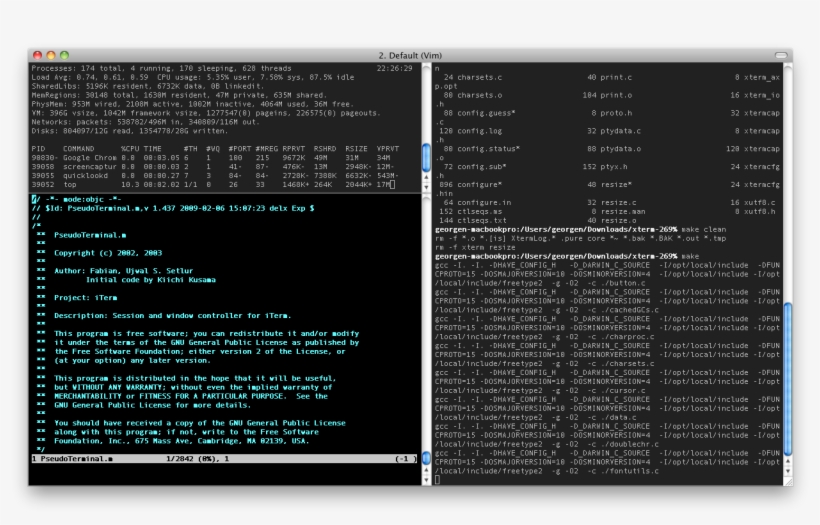 You Can Slice Vertically And Horizontally And Create - Iterm2 Mac, transparent png #2072481