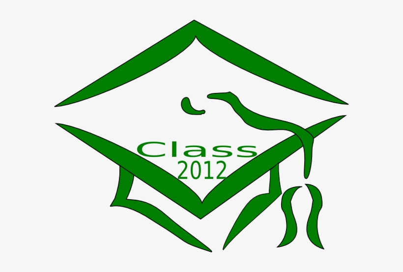 This Free Clipart Png Design Of Class Of 2012 Green, transparent png #2073058