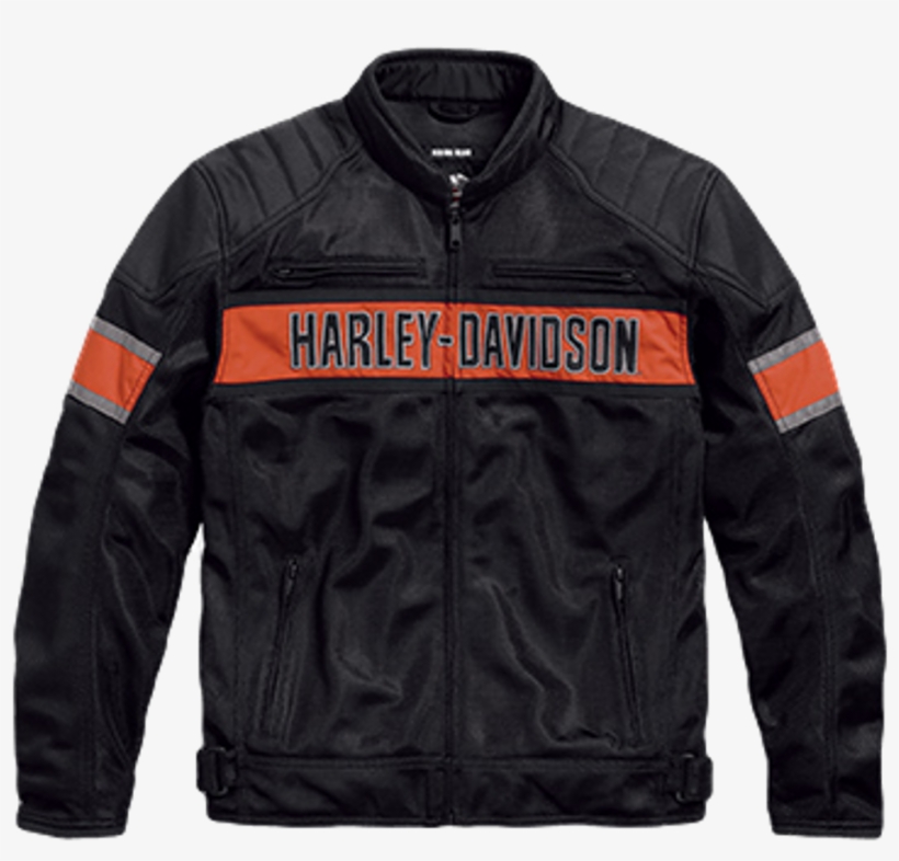 Harley Davidson Trenton Mesh Riding Jacket 98111 17vm - Orange Harley Jacket Mesh, transparent png #2073090