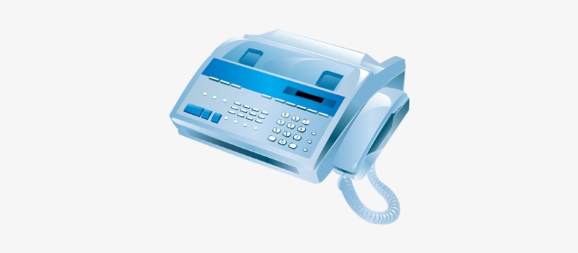 Fax Machine - Blue Fax Machine, transparent png #2073598