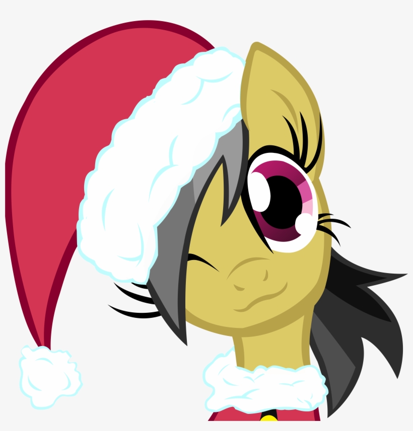 Santa Hat Vector Png - Pony Friendship Is Magic Christmas, transparent png #2073762