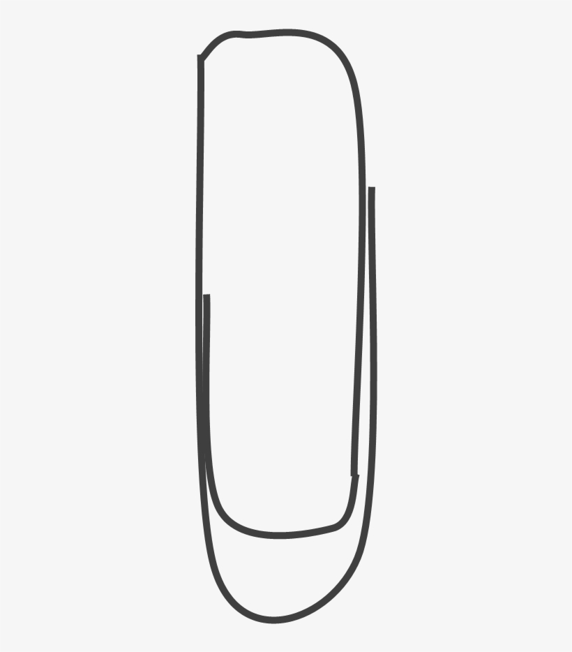 Paperclip - Line Art, transparent png #2073849
