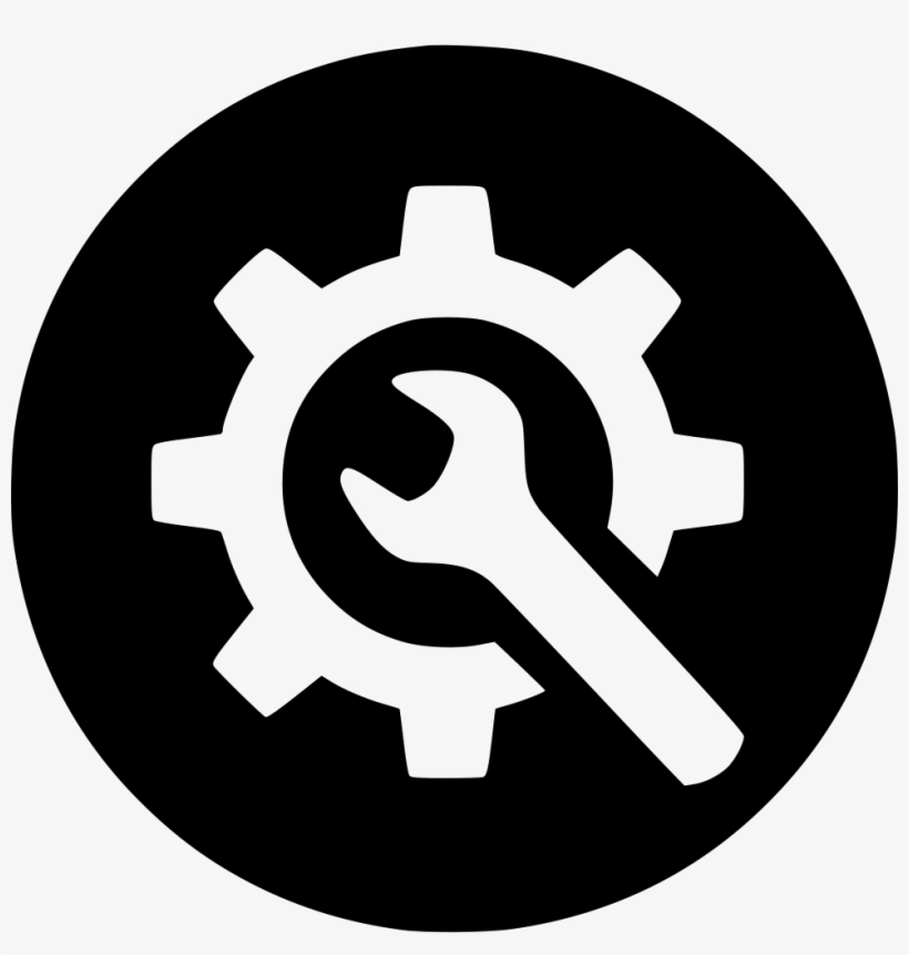 Configuration Gear Preferences Repair Svg Png Comments - Instagram Logo Black Vector, transparent png #2074519