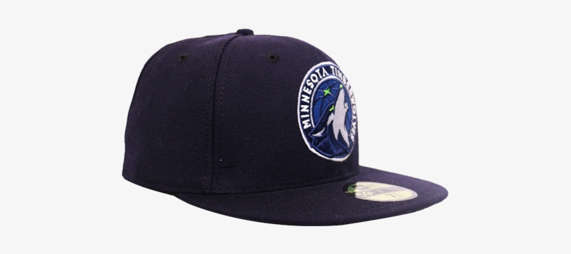 Minnesota Timberwolves Navy Global Icon Fitted Hat - Baseball Cap, transparent png #2075189