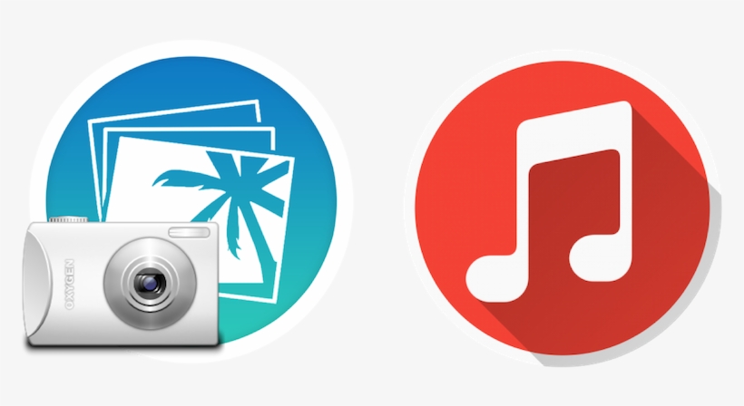 Iphoto And Itunes Icons - Itunes, transparent png #2075190