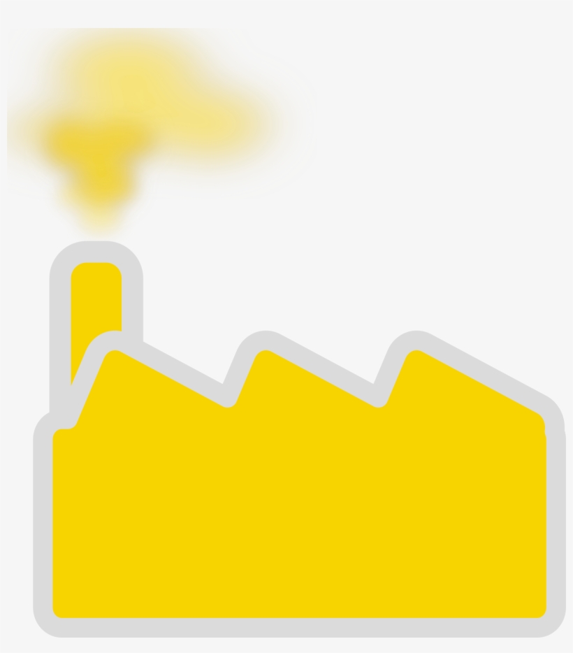 This Free Icons Png Design Of Factory Yellow, transparent png #2075732
