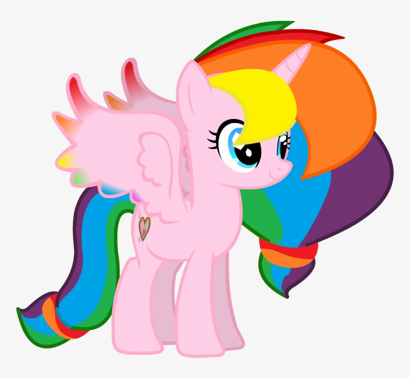 Lightning Clipart Rainbow - My Little Pony Rainbow Splash, transparent png #2076132