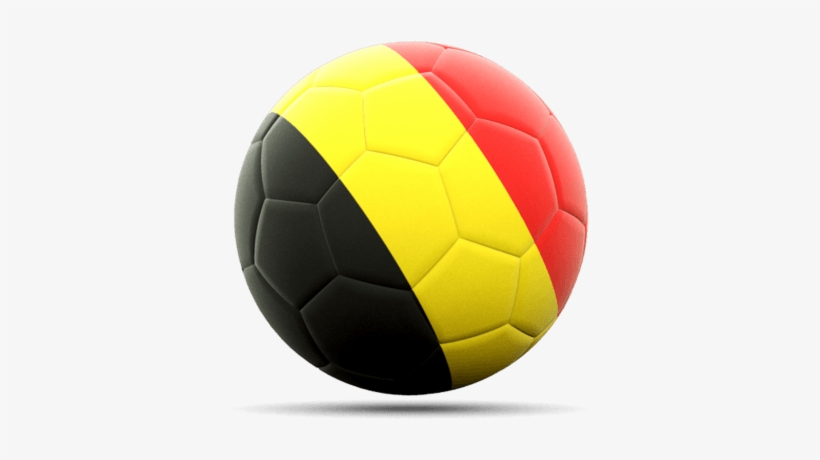 Objects - Belgium Flag On A Football, transparent png #2076587