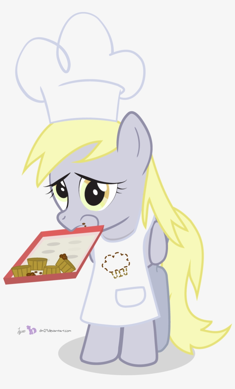 Dm29, Chef's Hat, Clothes, Derpy Hooves, Female, Hat, - My Little Pony: Friendship Is Magic, transparent png #2076748