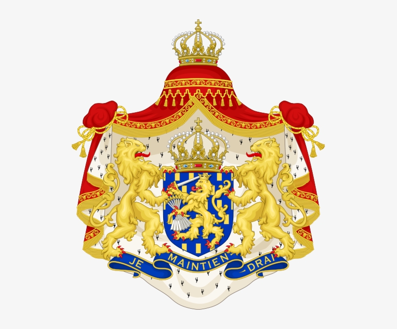 Flag, Coat Of Arms Of The Netherlands - Coat Of Arms With Lions, transparent png #2077679