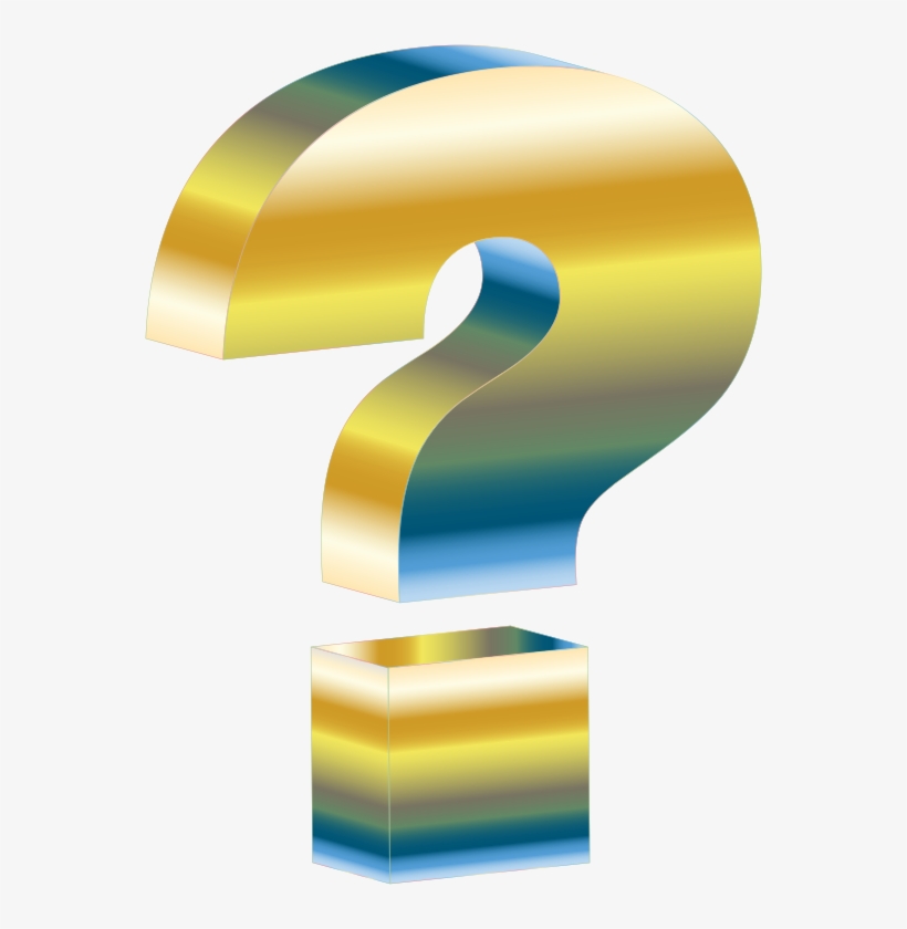 Medium Image - 3d Question Mark Transparent, transparent png #2078001